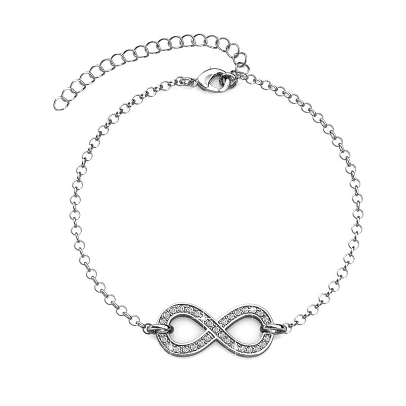 Infinity Bracelet, Cyncerity Jewellery with crystals from Swarovski®