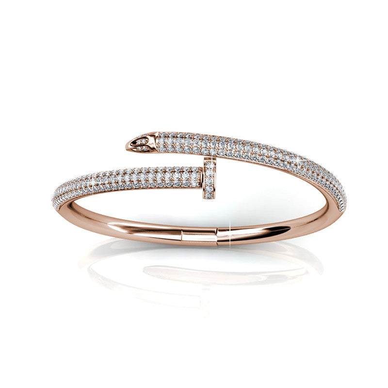 Nail Bangle, Cyncerity Jewellery with crystals from Swarovski®