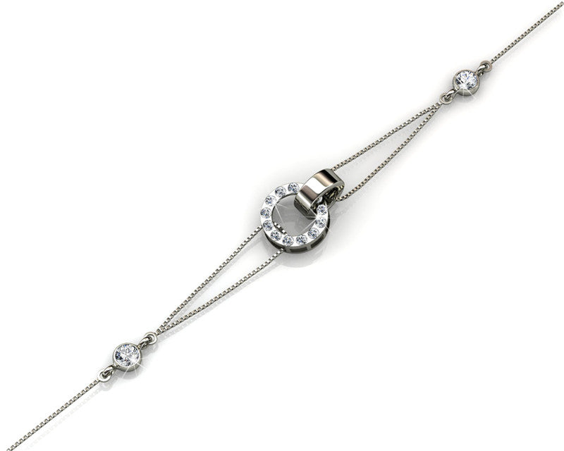 Entoure Bracelet, Cyncerity Jewellery with crystals from Swarovski®