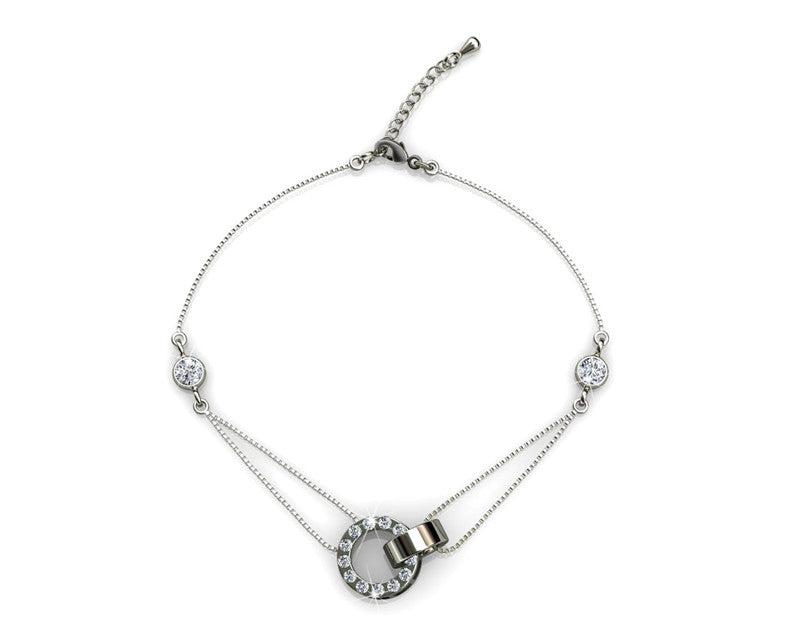 Entoure Bracelet, Cyncerity Jewellery with crystals from Swarovski®
